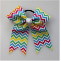 Chevron Print Hair Bow